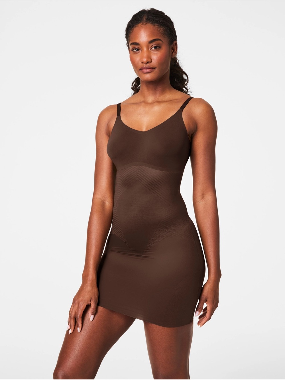 SPANX Chestnut Brown Seamless Shapewear Slip